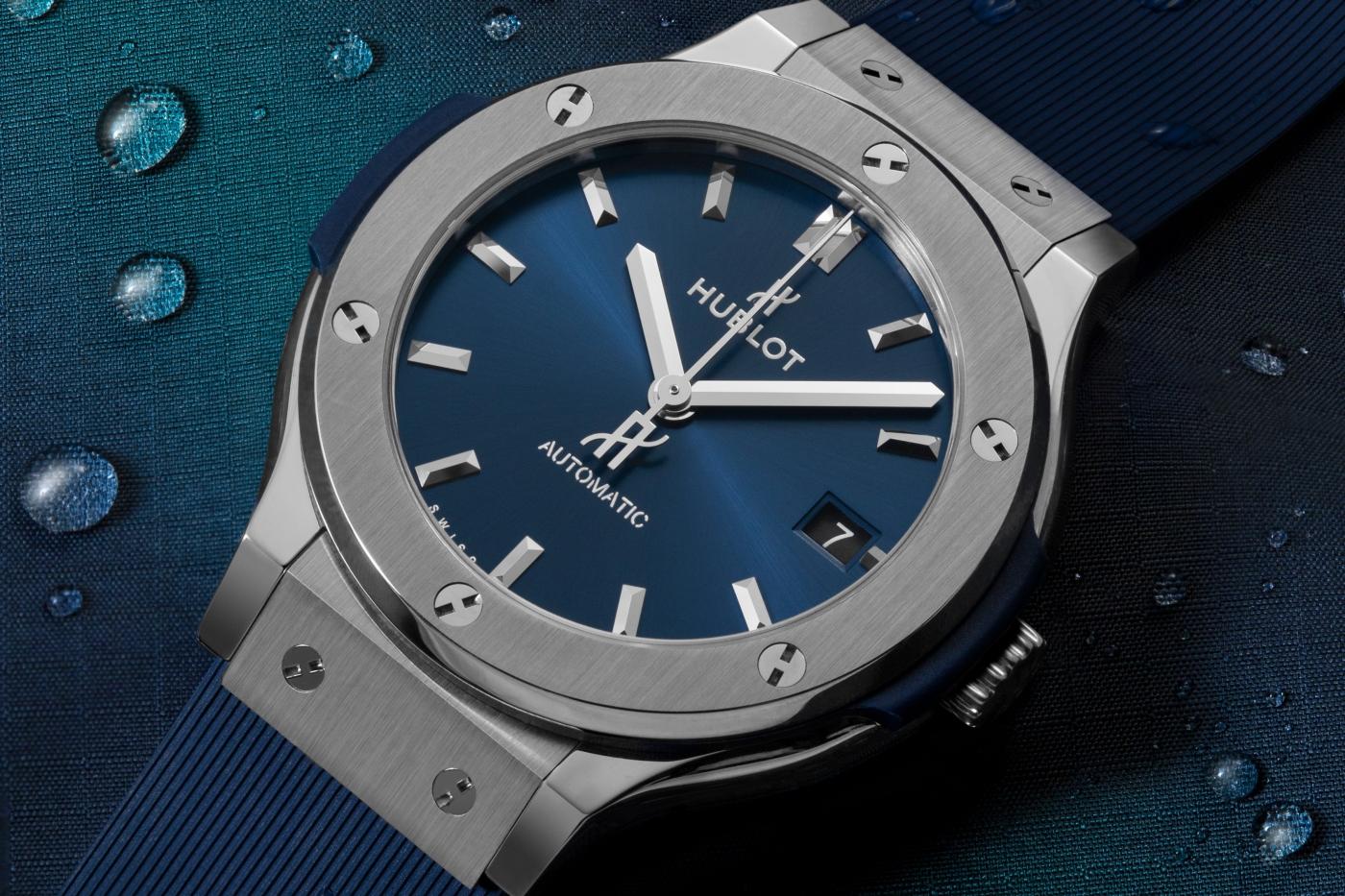 Classic HB Fusion Blue Watch – Master Copy | Luxury Titanium Design